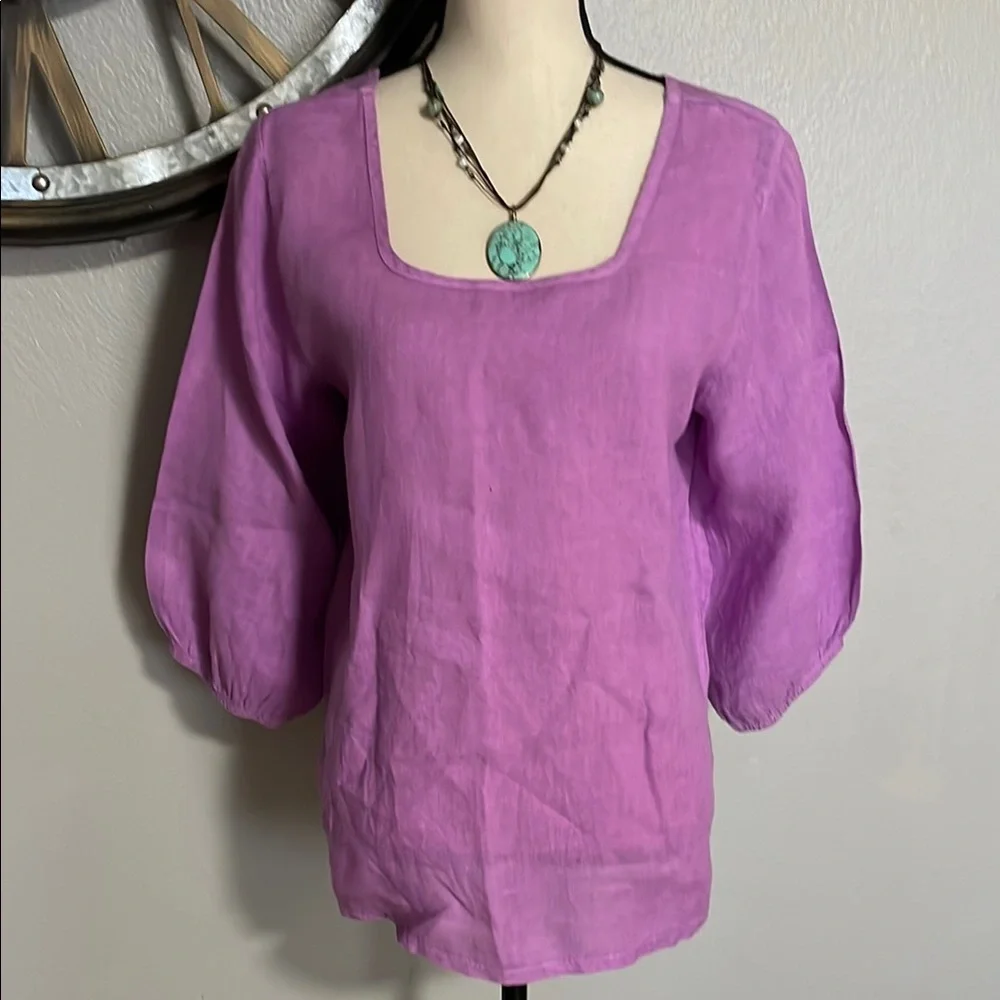 TERZO MILLENNIO Purple Women's Top - Picture 1 of 7